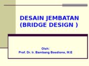 DESAIN JEMBATAN
