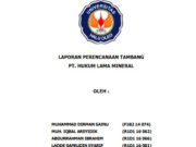 LAPORAN PERENCANAAN TAMBANG
