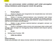 Tata cara perencanaan sistem protekasi pasif untuk pencegahan bahaya kebakaran pada bangunan rumah dan gedung