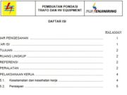 PEMBUATAN PONDASI TRAFO DAN HV EQUIPMENT