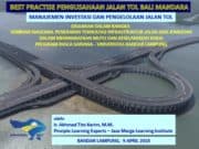 MANAJEMEN INVESTASI DAN PENGELOLAAN JALAN TOL