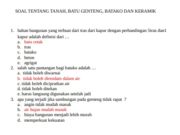 Soal dan Jawaban Bahan Bangunan