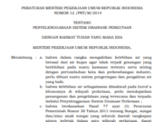 PERATURAN MENTERI PEKERJAAN UMUM REPUBLIK INDONESIA NOMOR 12 /PRT/M/2014 TENTANG PENYELENGGARAAN SISTEM DRAINASE PERKOTAAN