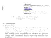 LAMPIRAN III PERATURAN MENTERI PEKERJAAN UMUM NOMOR 12 /PRT/M/2014 TENTANG PENYELENGGARAAN SISTEM DRAINASE PERKOTAAN TATA CARA OPERASI DAN PEMELIHARAAN SISTEM DRAINASE PERKOTAAN