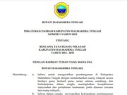 PERATURAN DAERAH KABUPATEN HALMAHERA TENGAH NOMOR 1 TAHUN 2012 TENTANG RENCANA TATA RUANG WILAYAH KABUPATEN HALMAHERA TENGAH TAHUN 2012 – 2032