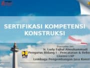SERTIFIKASI KOMPETENSI KONSTRUKSI