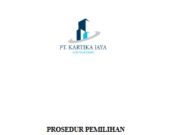 PROSEDUR PEMILIHAN SUB KONTRAKTOR