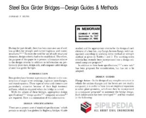 Steel Box Girder Bridges—Design Guides & Methods | Sipilpedia