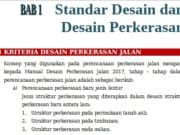 Standar Desain dan Desain Perkerasan