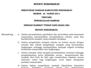 PERATURAN DAERAH KABUPATEN SUKOHARJO NOMOR 16 TAHUN 2011 TENTANG PENGELOLAAN SAMPAH