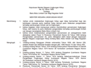 Keputusan Menteri Negara Lingkungan Hidup No. 52 Tahun 1995 Tentang Baku Mutu Limbah Cair Bagi Kegiatan Hotel