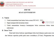 KUAT LENTUR BETON
