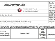 JOB SAFETY ANALYSIS Tripot, Mesin Bor dan Sondir