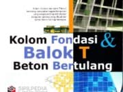 Kolom Fondasi dan Balok T Beton Bertulang