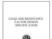 AISC – LOAD AND RESISTANCE FACTOR DESIGN SPECIFICATION 1999
