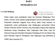 Laporan Akhir Kegiatan Peningkatan Jalan Lingkungan