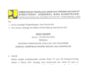 Surat Edaran Direktur Jenderal Bina Konstruksi Nomor 120/SE/Dk/2022