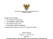 Surat Edaran Menteri PUPR Nomor 16/SE/M/2022