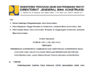 Surat Edaran Direktur Jenderal Bina Konstruksi Nomor 159.1/SE/Dk/2022