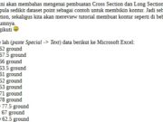 Pembuatan Cross Section dan Long Section