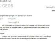 Menggunakan pengaturan standar dan analisis