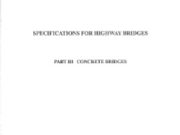 SPECIFICATIONS FOR HIGHWAY BRIDGES _PARTIII CONCRETE BRIDGES