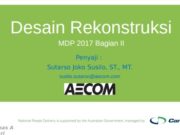 Desain Rekonstruksi Perkerasan Jalan