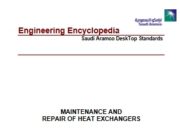 MAINTENANCE AND REPAIR OF HEAT EXCHANGERS