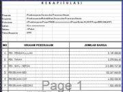 RAB Dan Gambar Pembangunan Pagar Sekolah