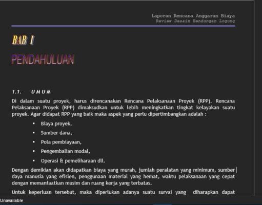 Review Desain Bendungan