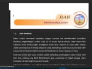 Model Test Spillway Embung Kaliojo