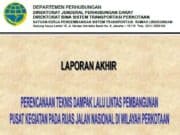 Laporan Akhir Dampak Lalulintas Perkotaan