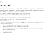 perencanaan struktur box culvert tipe U-ditch