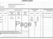 Laporan Harian Rehab Rumah Dinas