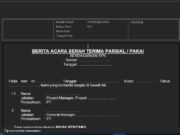 Form-BA SERAH TERIMA PARSIAL – PAKAI
