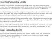 Pengertian Grounding Listrik