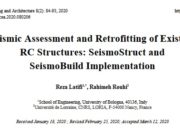 Seismic Assessment and Retrofitting of Existing RC Structures: SeismoStruct and SeismoBuild Implementation