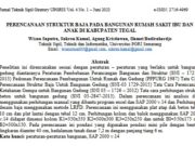 PERENCANAAN STRUKTUR BAJA PADA BANGUNAN RUMAH SAKIT IBU DAN ANAK