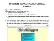 TUTORIAL MENGGUNAKAN GLOBAL MAPPER