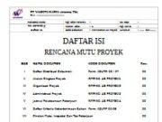 RENCANA MUTU PROYEK