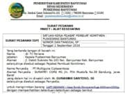 FORMAT SURAT PESANAN