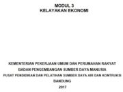 Diklat Kelayakan Proyek Penyediaaan Infrastuktur (KPPI)_Modul 3 – Kelayakan Ekonomi