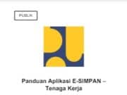 Panduan Aplikasi E-SIMPAN – Tenaga Kerja