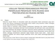 USULAN TEKNIS PENGAWASAN PROYEK PEKERJAAN PENATAAN TATA RUANG DAN PENYEKATAN EX RUANG DETENI