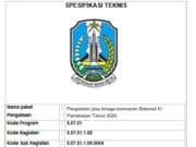 SPESIFIKASI TEKNIS PENGADAAN JASA TENAGA KEAMANAN BAKORWIL IV PAMEKASAN TAHUN 2024