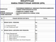 RAB PENYUSUNAN BISNISPLAN KAWASAN STRATEGIS KABUPATEN LOMBOK