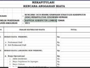 RAB RENCANA TATA RUANG KAWASAN STRATEGIS KABUPATEN