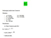 Perhitungan jumlah shear Connector