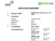 EXECUTIVE SUMMARY PLTM Muara Sahung (3 x 3.3 MW)