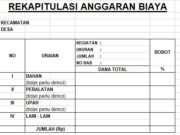 Gambar dan RAB Jembatan Gelagar Kayu 12 m